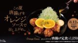 Matsunoya Launches Refreshing Orange Sauce Fried Chicken Set Meals in Japan