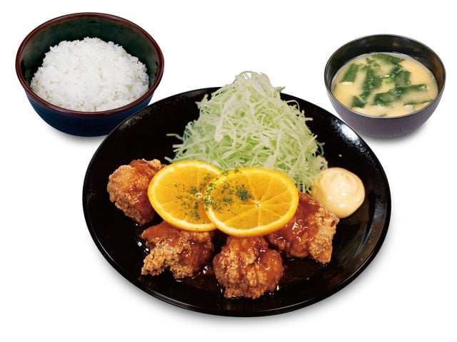 Matsunoya Launches Refreshing Orange Sauce Fried Chicken Set Meals in Japan