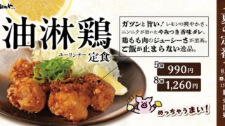 Matsunoya Offers Free Rice Refills with New Yurinchi Chicken Set in Japan