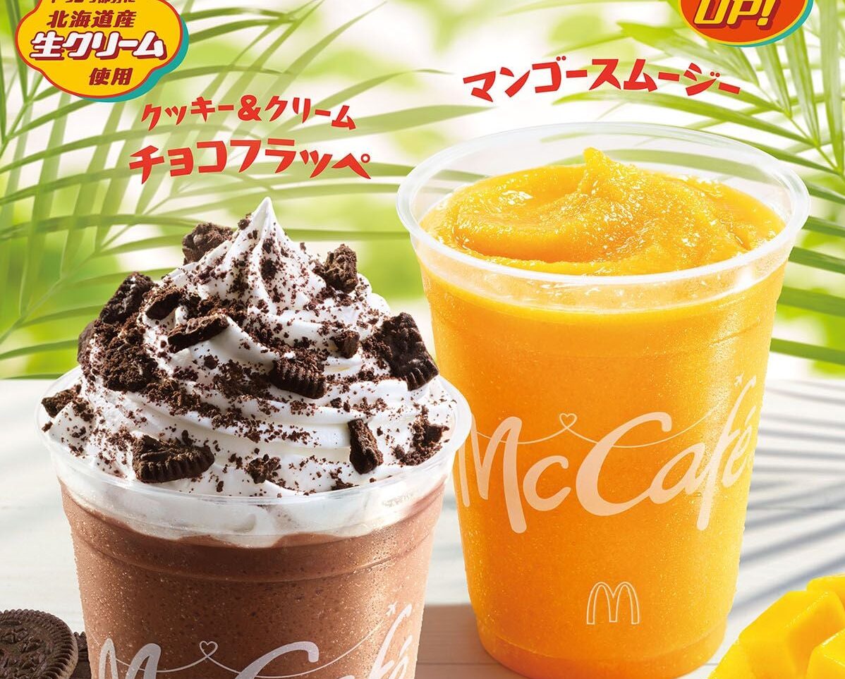 McCafé by McDonald’s Japan Revamps Frappe and Smoothie with Hokkaido Cream and Alfonso Mango August 5