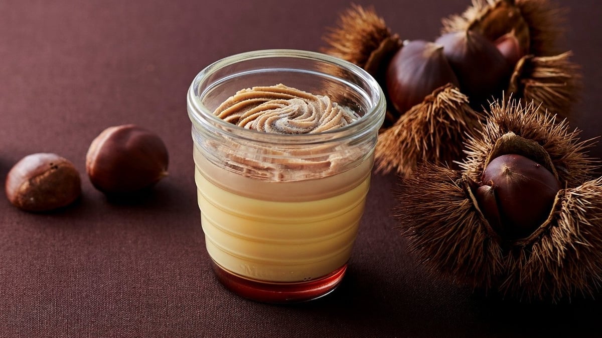 Mont Blanc Pudding (using Kumamoto Rihei Chestnuts) — ¥519 (tax included)