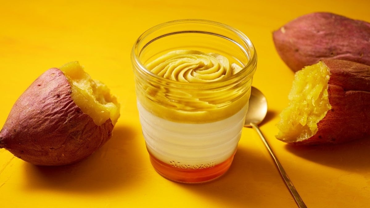 Rich Sweet Potato Pudding (using Beni Haruka) — ¥519 (tax included)