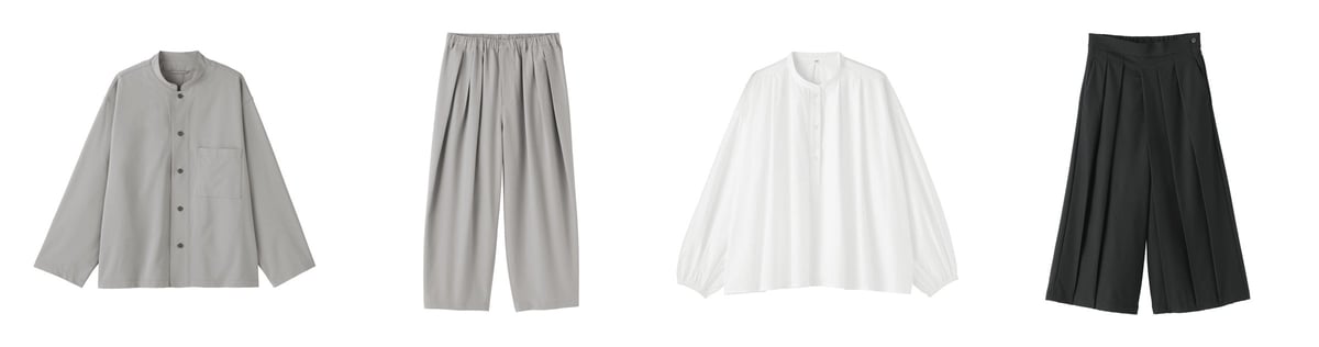Muji Launches New "Straight Tailored" Clothing Series in Japan