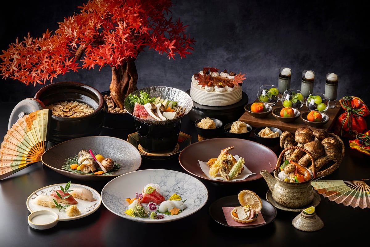 Genji Monogatari Second Chapter 'Momijigari' Matsutake Kaiseki