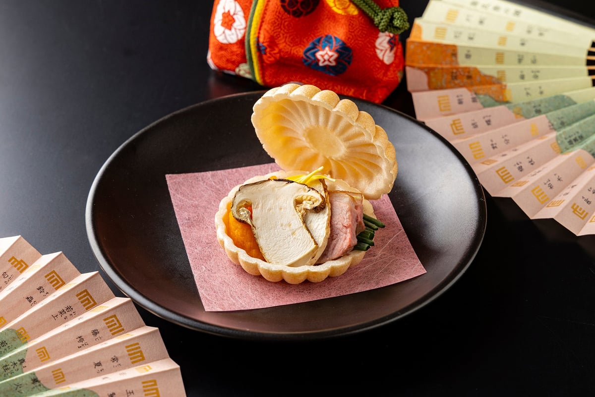 Matsutake Nanban and Aigamo Roast Matsutake Monaka