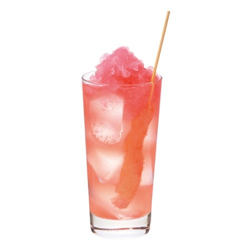◆Pink Ginger Ginger Split ¥439 (tax included ¥482) with Iwashita ginger syrup ginger ale and ginger stick