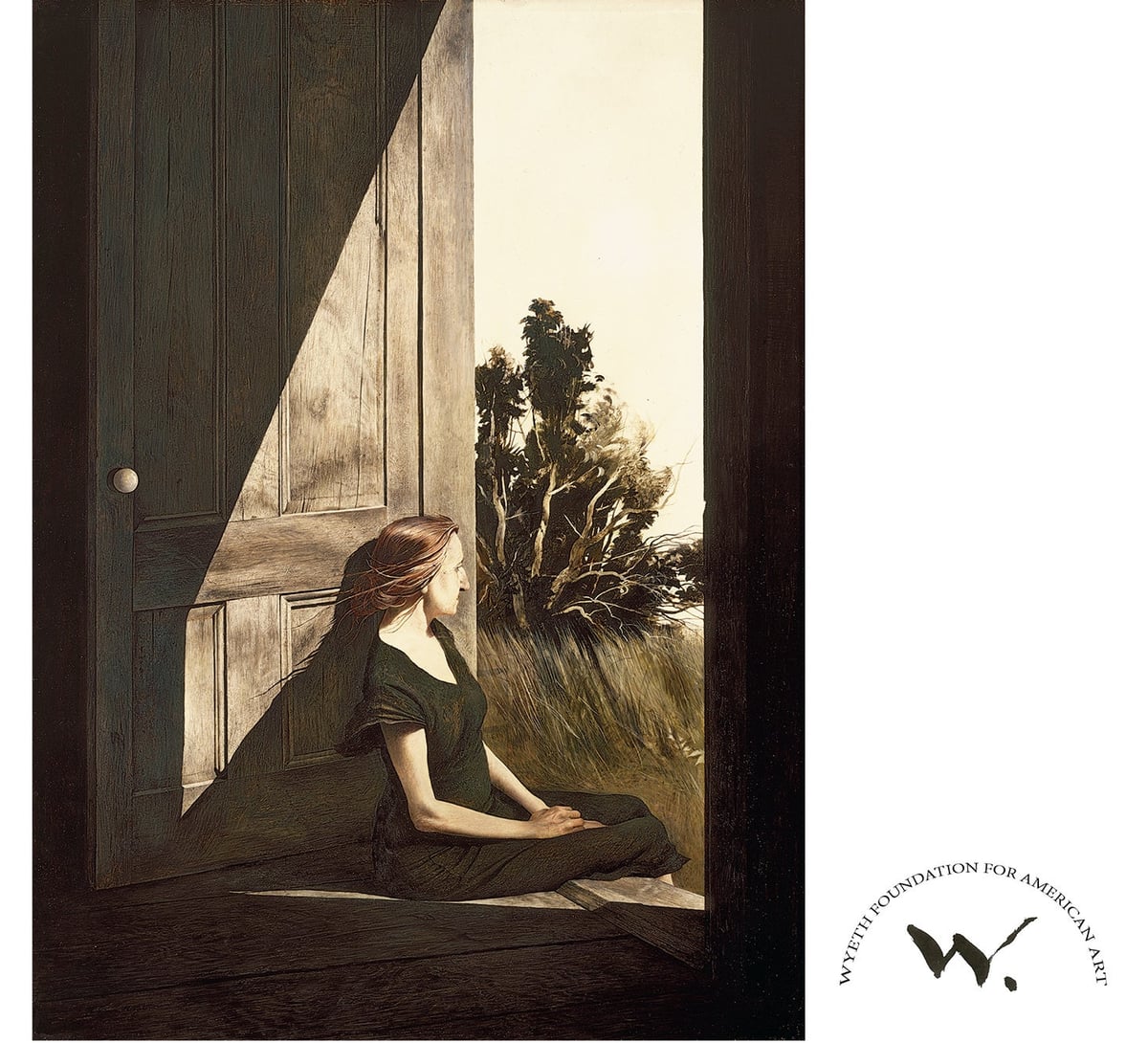 Christina Olson, 1947, Tempera on panel, Myron Kunin Collection of American Art, Minneapolis. Photo: Curtis Galleries, Inc. ©2026 Wyeth Foundation for American Art / ARS, New York / JASPAR, Tokyo
