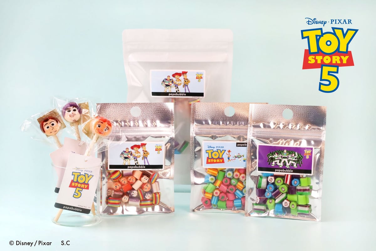 PAPABUBBLE Launches Toy Story 5 Art Candy Nationwide in Japan