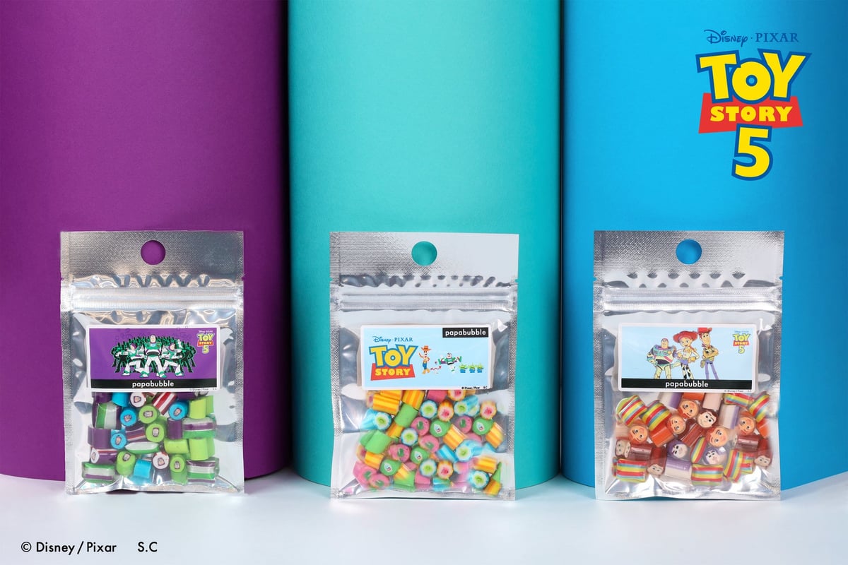 PAPABUBBLE Launches Toy Story 5 Art Candy Nationwide in Japan