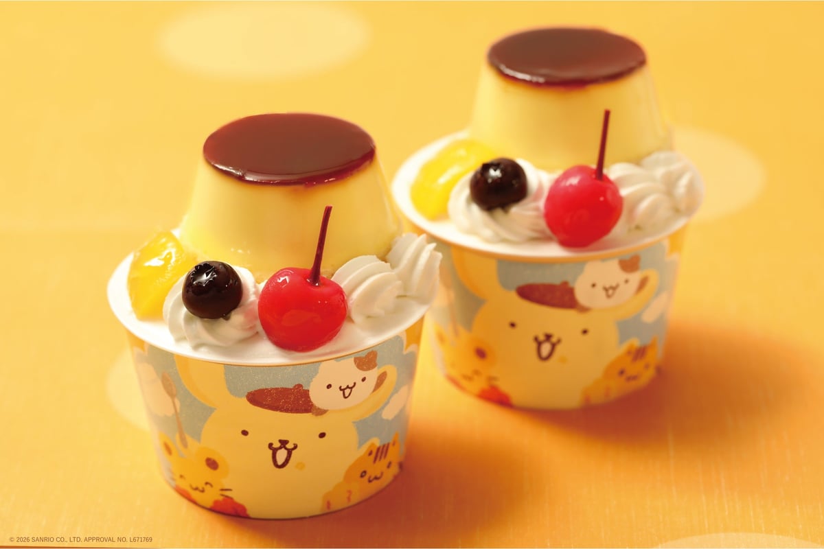 Pastel and Pompompurin Collaboration Returns with New Desserts Across Japan