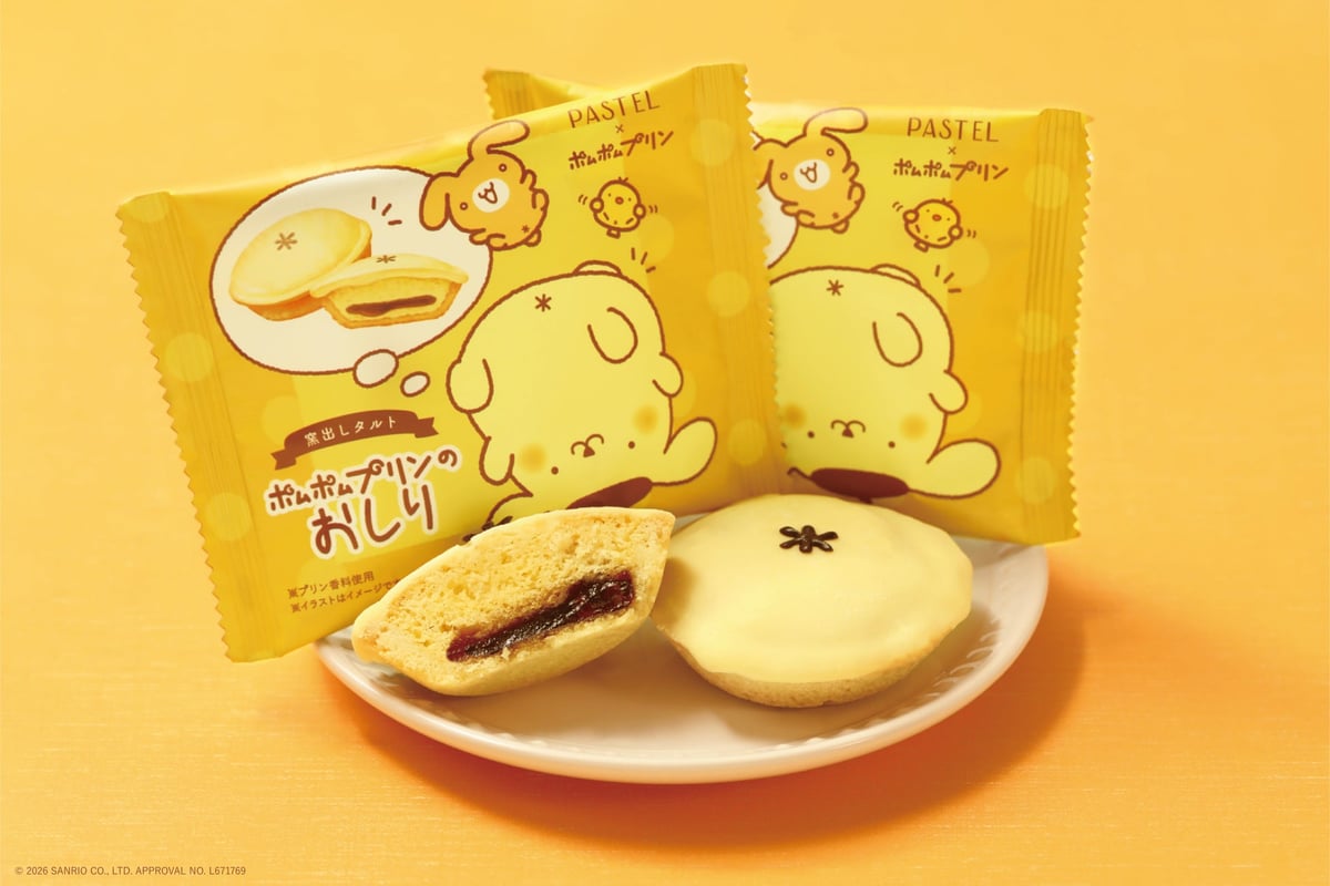 Pastel and Pompompurin Collaboration Returns with New Desserts Across Japan