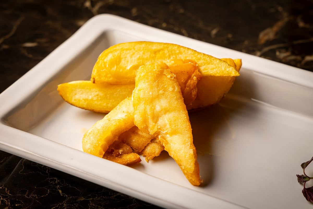 Sustainable fish fritters & fries