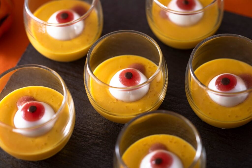 Pumpkin pudding — ¥580 (tax included).