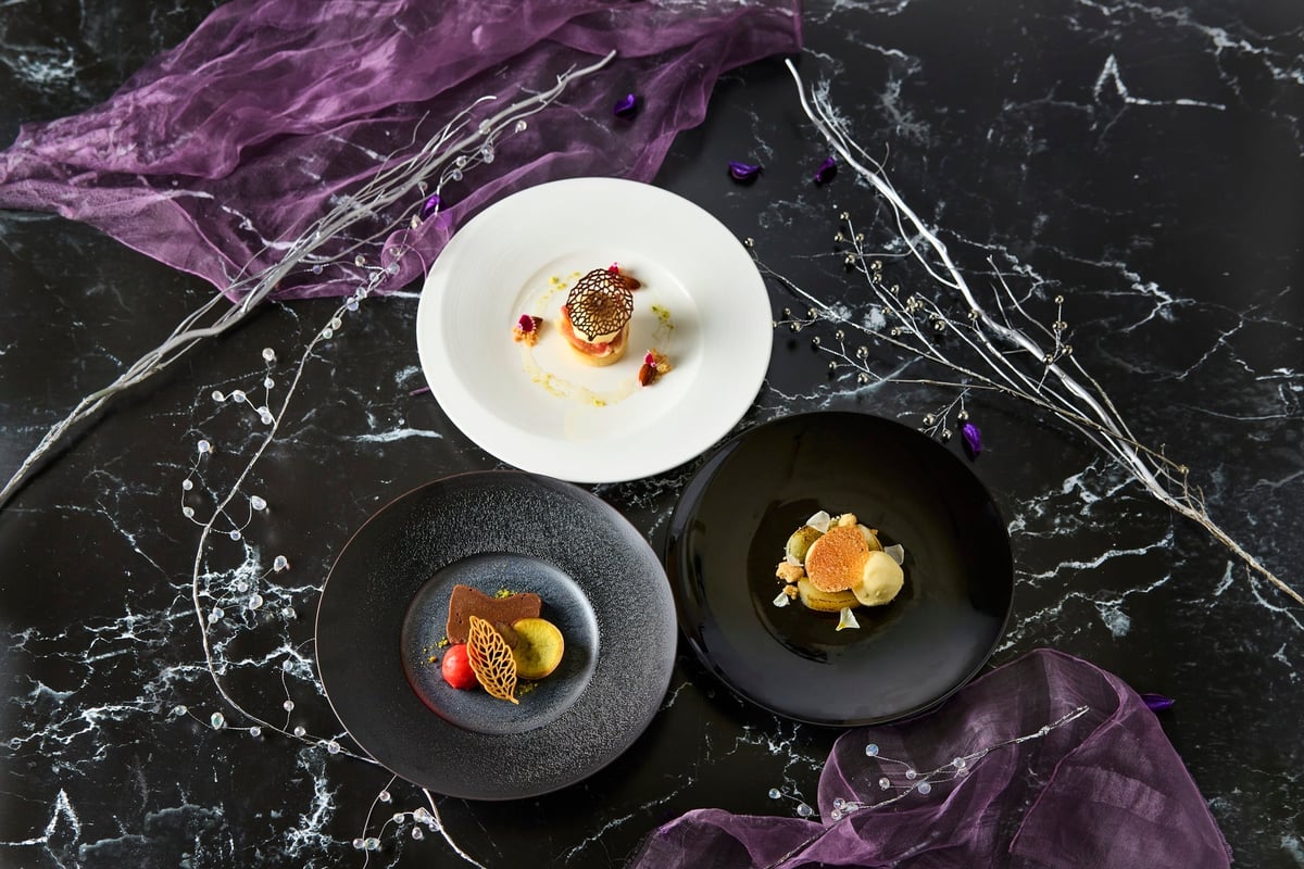 Exclusive pastry chef creates visually stunning desserts.