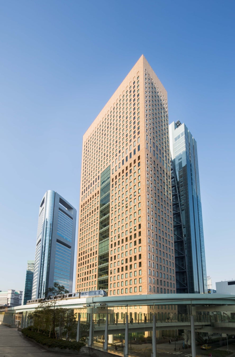 Exterior of The Royal Park Hotel Iconic Tokyo Shiodome.