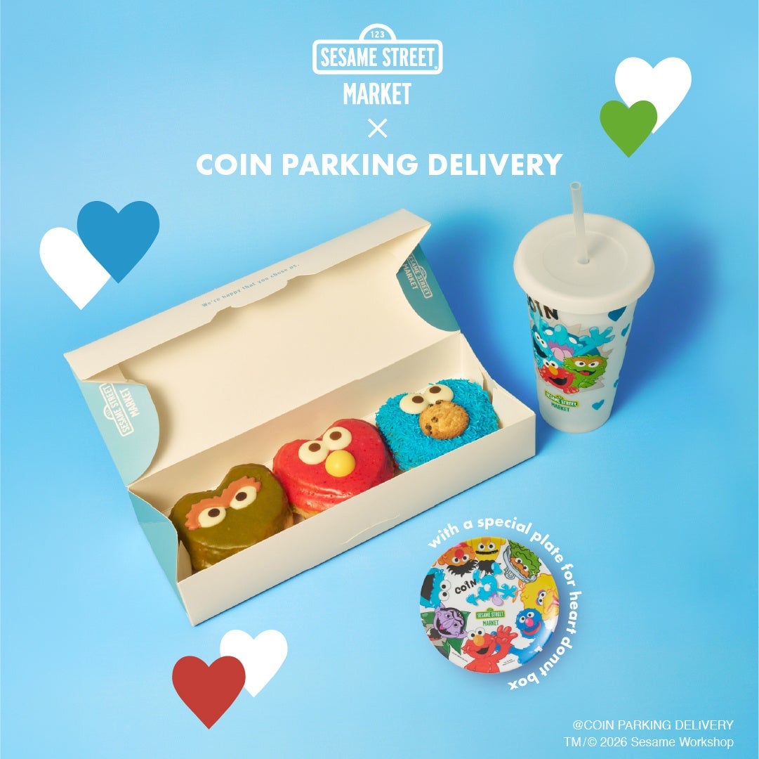 Limited-Edition Sesame Street Market x COIN PARKING DELIVERY Collaboration Cafe Menu in Tokyo