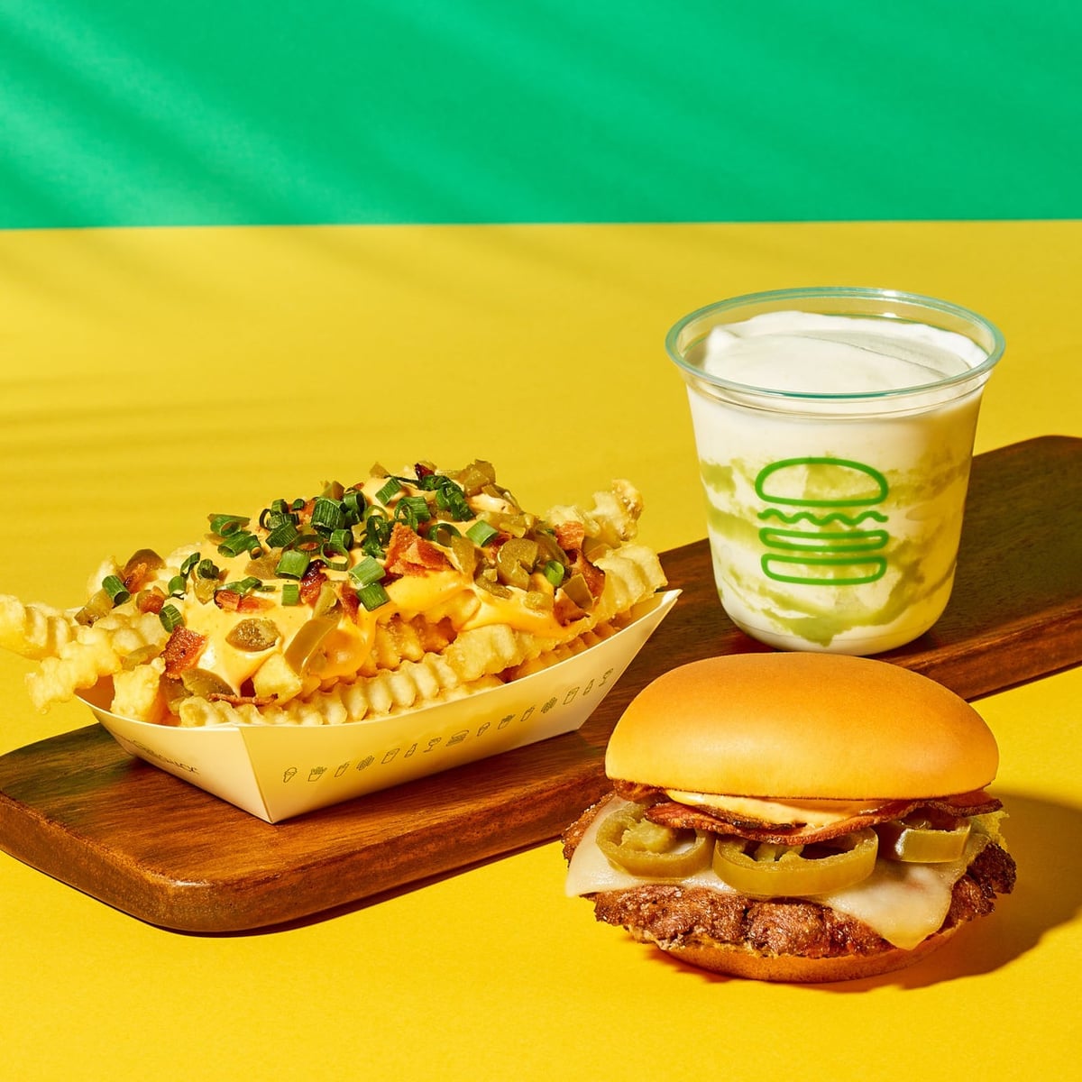 Shake Shack Japan Serves Jalapeño Cheddar Burger and Avocado Shake from ¥759