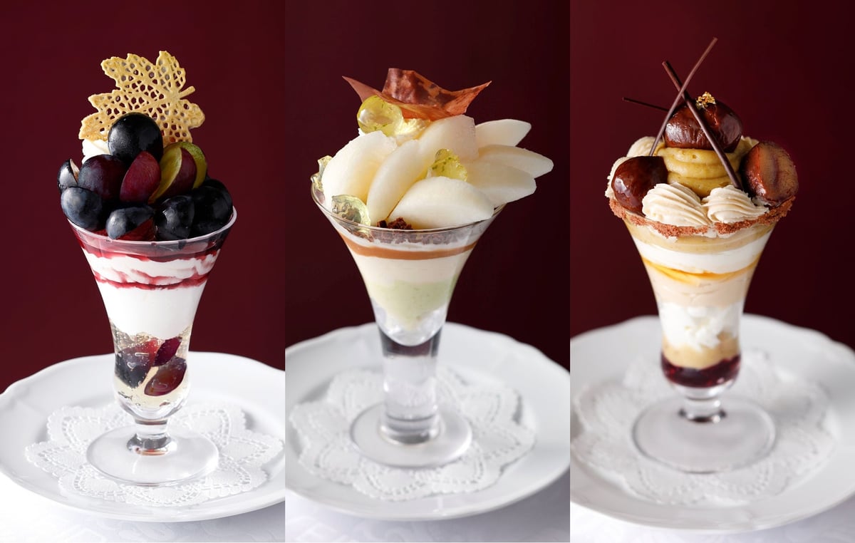 Shiseido Parlour Ginza Launches Seasonal Autumn Parfaits and Desserts in Tokyo