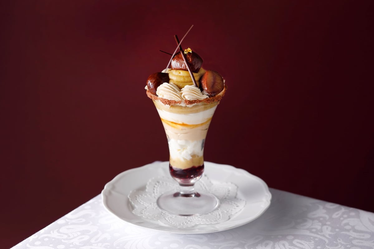 Shiseido Parlour Ginza Launches Seasonal Autumn Parfaits and Desserts in Tokyo