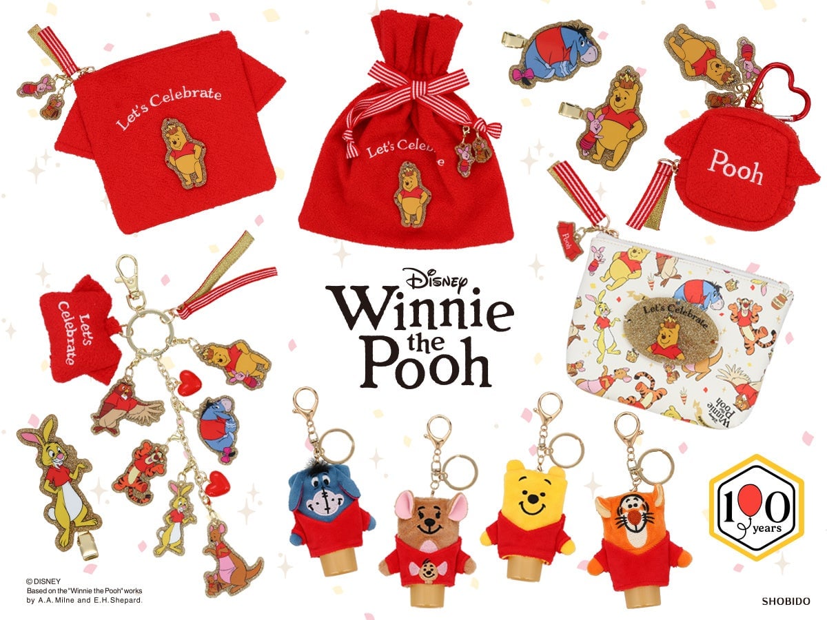 Sho-Bi Launches Winnie the Pooh 100th Anniversary Red Shirt Friends Series with Hand Creams