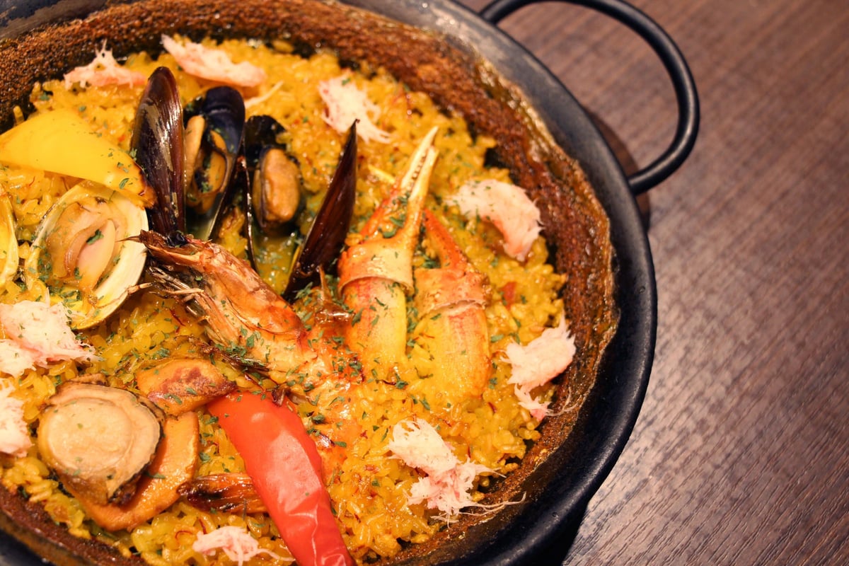 Delicious Seafood Paella