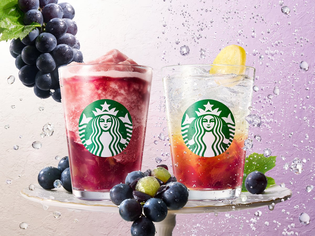 Starbucks Debuts Two Grape-Based Beverages in Japan from August 17