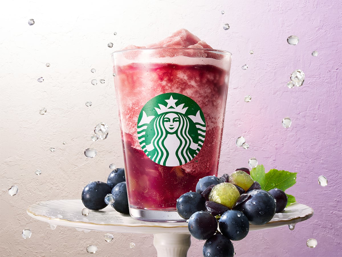 Starbucks Debuts Two Grape-Based Beverages in Japan from August 17