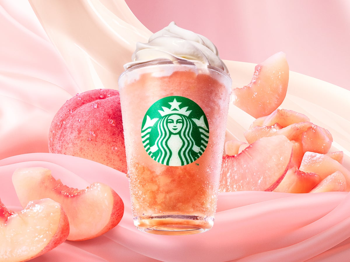 Starbucks Japan Unveils New Peach Beverages for Summer June 24