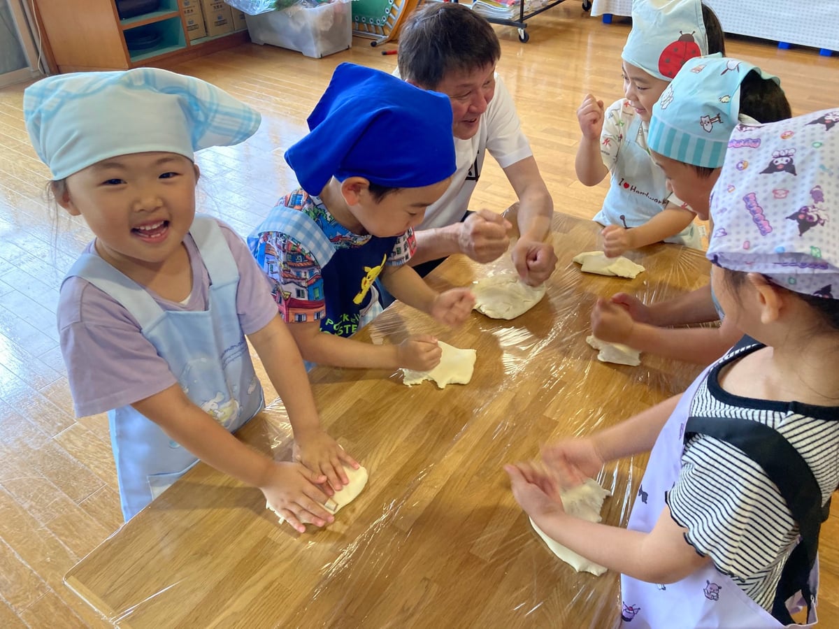 A scene from the food education activity