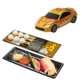 Sushiro and GAZOO Racing Launch Limited-Edition Mini Car Sushi Sets in Japan August 5