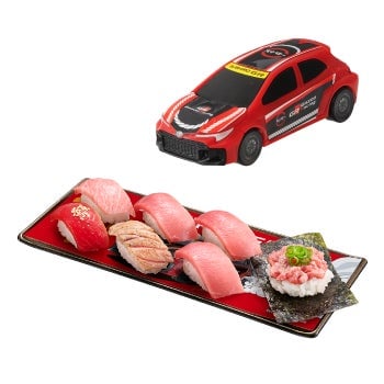 Sushiro and GAZOO Racing Launch Limited-Edition Mini Car Sushi Sets in Japan August 5