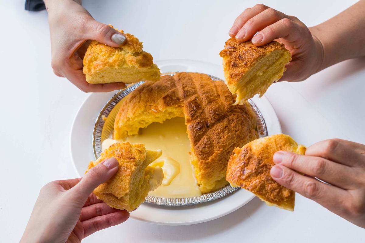 Tear it open, scoop on plenty of cream, and enjoy it heartily!