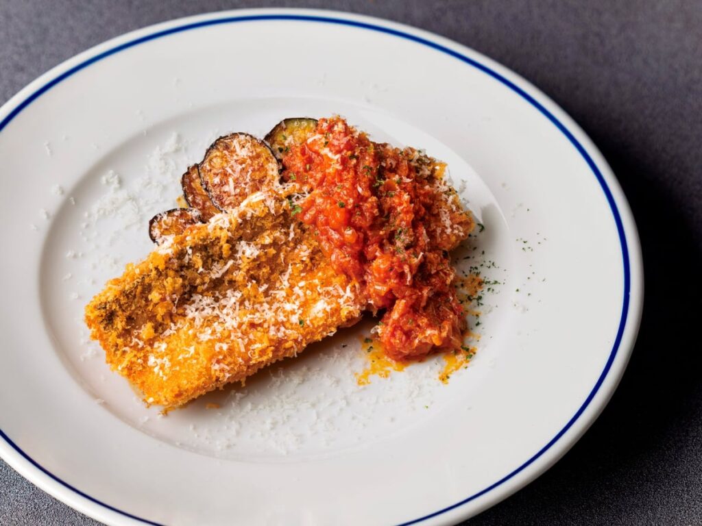 Saba Cutlet Arrabbiata — ¥1,800 (tax included ¥1,980)