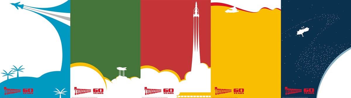 'Thunderbirds' Japan 60th Anniversary Key Visual / Thunderbirds ™ and © ITC Entertainment Group Limited 1964, 1999, and 2026. Licensed by ITV Studios Limited. All rights reserved.