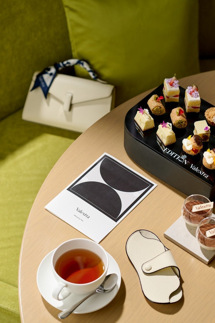 Tokyo EDITION Ginza and Valextra Collaborate on Valextra Afternoon Tea in Tokyo