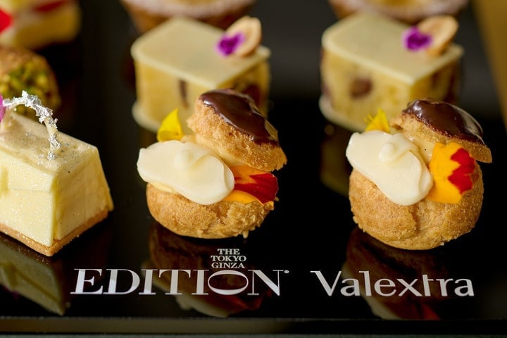 Tokyo EDITION Ginza and Valextra Collaborate on Valextra Afternoon Tea in Tokyo