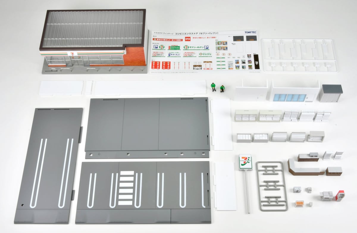Tomytec's 1/64 Scale Seven-Eleven Convenience Store Model Priced at ¥26,400 in Japan September 10