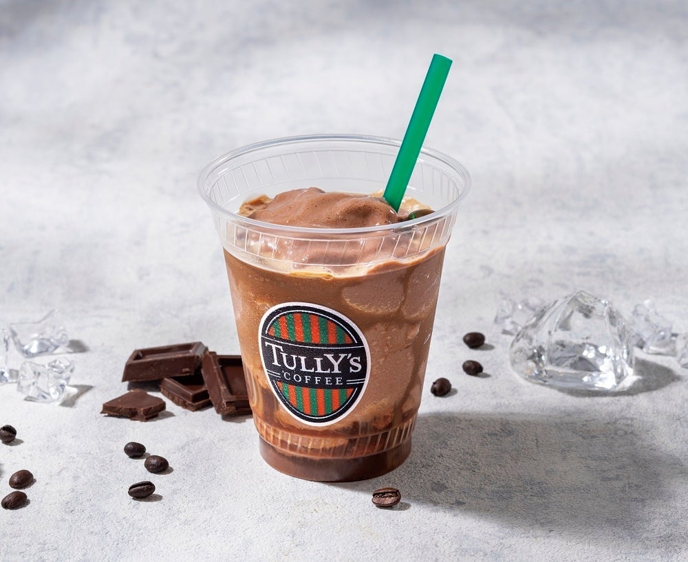 Tully's Coffee Launches Rich Chocolate Drink "Choco Affogato Shake Cool" for ¥710 in Tokyo
