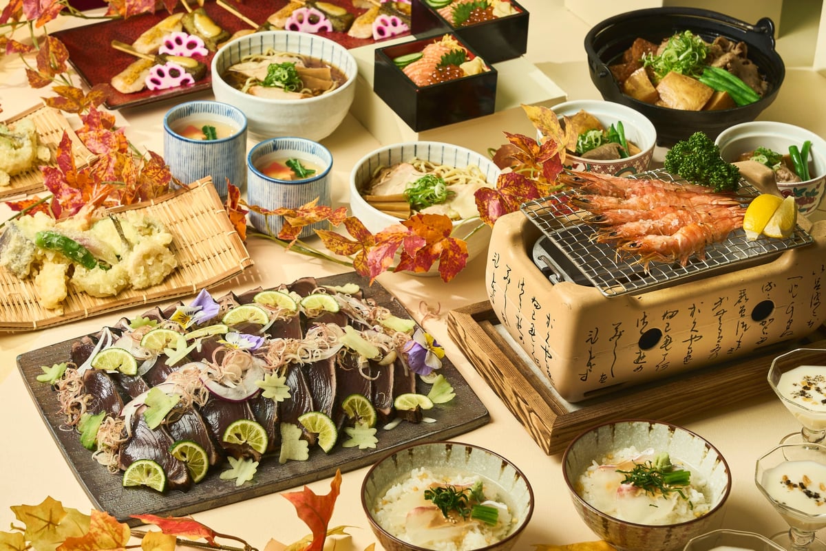 Autumn Harvest Festival Buffet September Japanese Menu