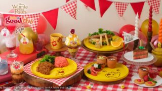 Winnie the Pooh OH MY CAFE Offers Menu Items  in Tokyo and Osaka
