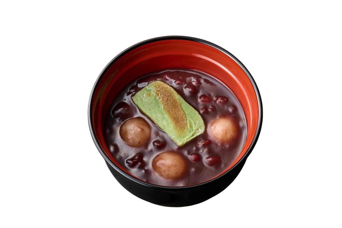 Shiratama Zenzai with Hokkaido Azuki Beans — ¥360 (tax included)