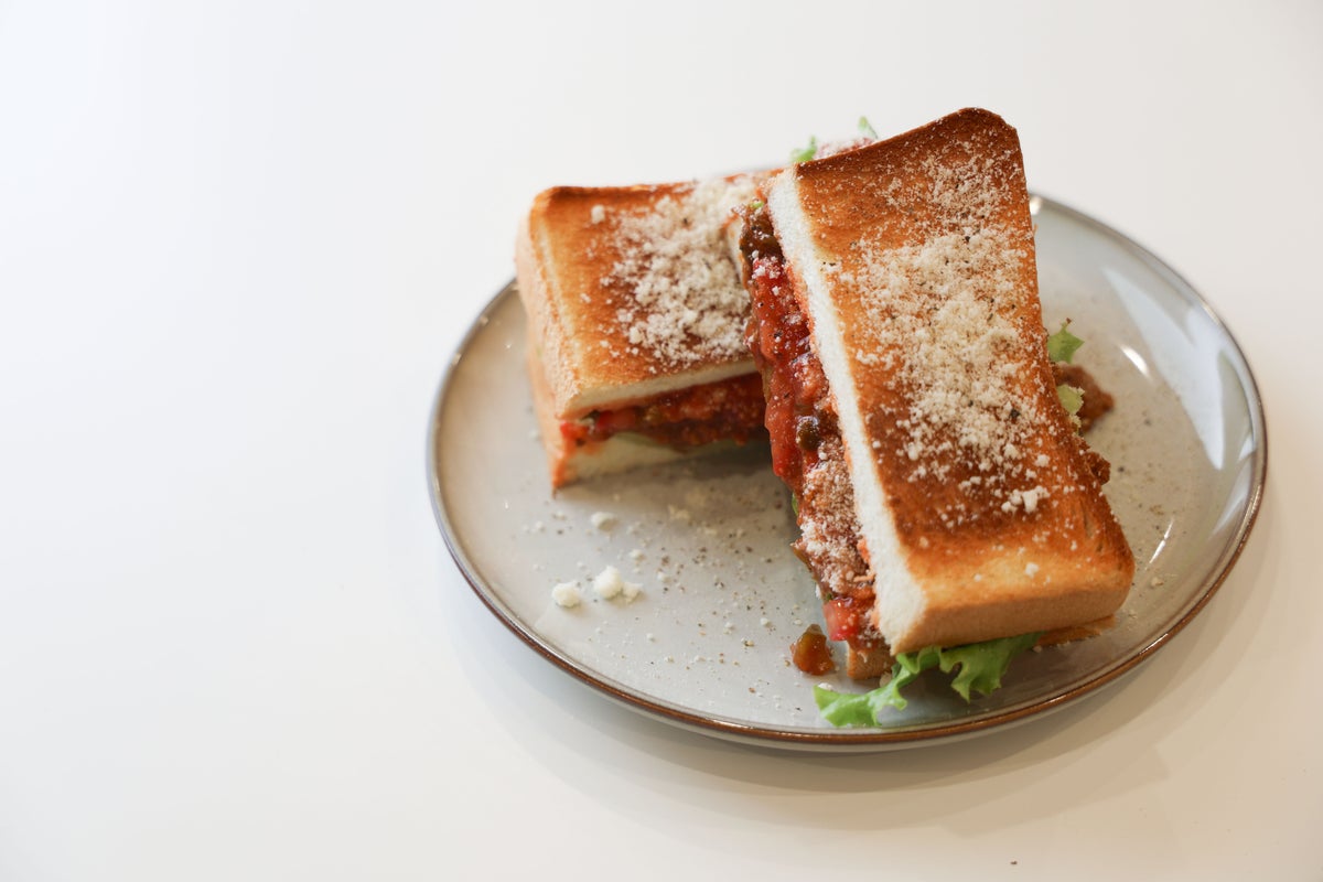 A hearty and filling 'Hot Sandwich' that satisfies.