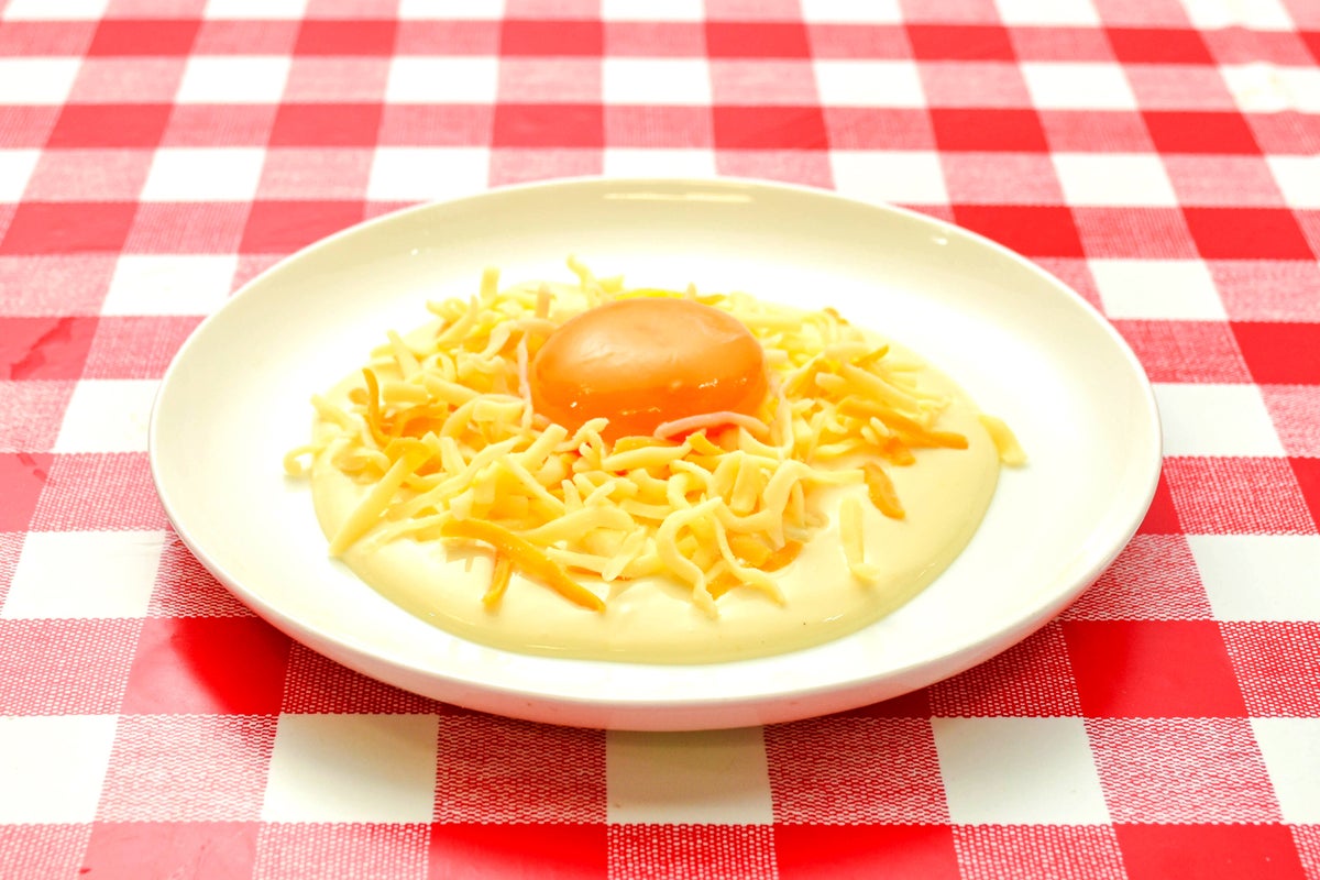 ¥390 Three-Cheese Tsukimi Topping at Pancho in Tokyo September 16