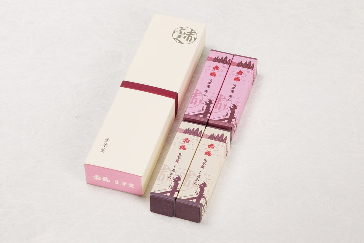 Red Fuku Nama Yokan 4-piece set — ¥1,400 (tax included)