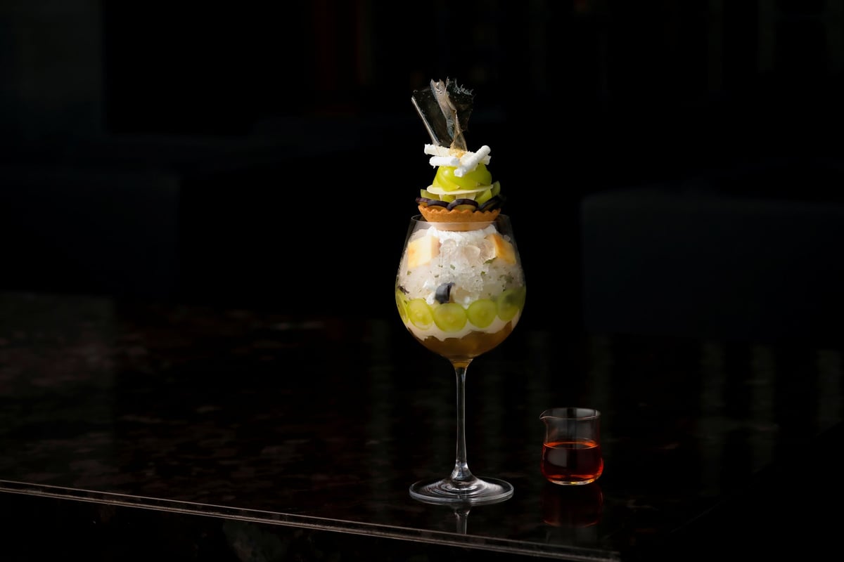 Autumn Desserts Debut at Aman Tokyo Featuring Shine Muscat from Yamanashi