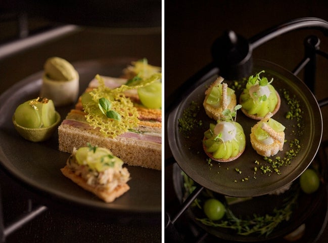 Autumn Desserts Debut at Aman Tokyo Featuring Shine Muscat from Yamanashi
