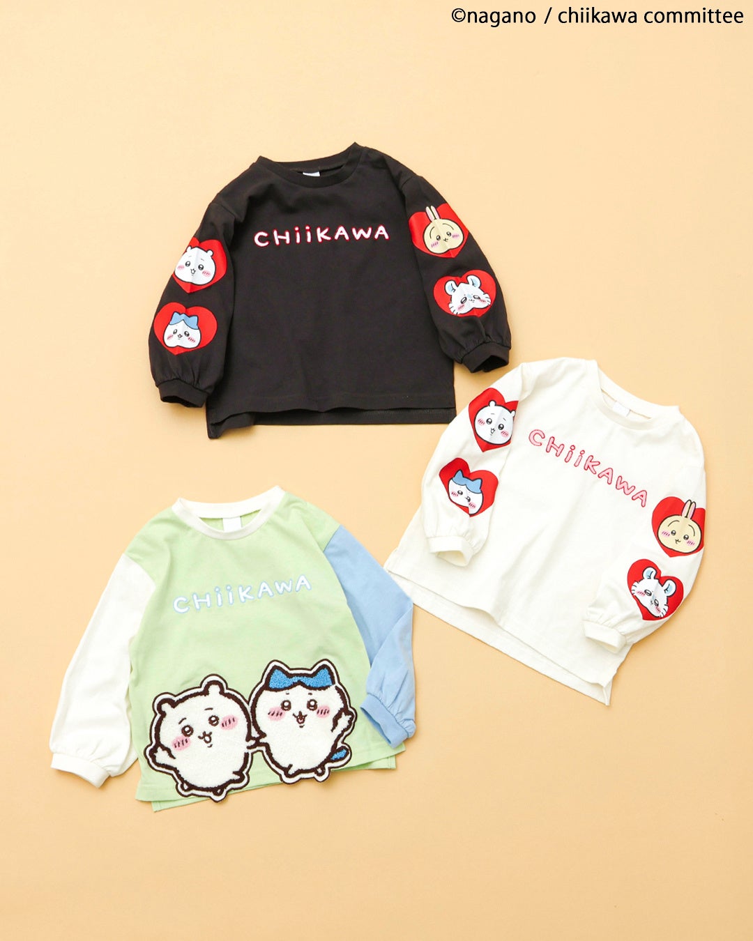 Anime Chiikawa Assort T-shirt — ¥3,300 (tax included)