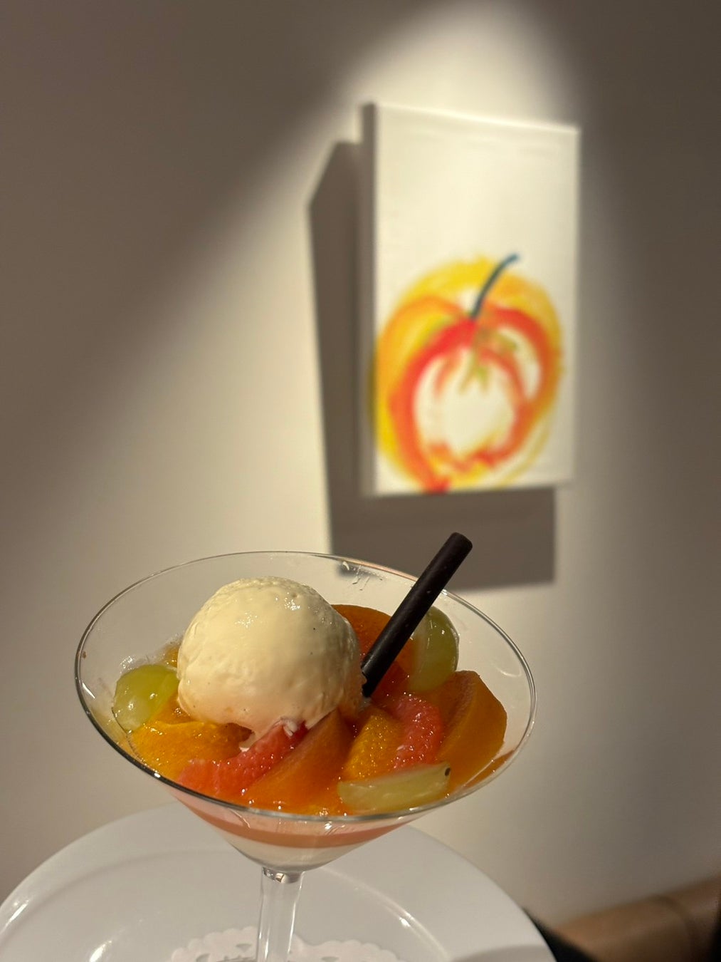 Dessert inspired by Toko's artwork (2025).