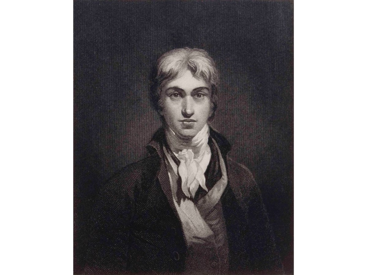 Portrait of J.M.W. Turner (based on an original by William Hall) 1859-61 Engraving/paper Tate Gallery Photo: Tate