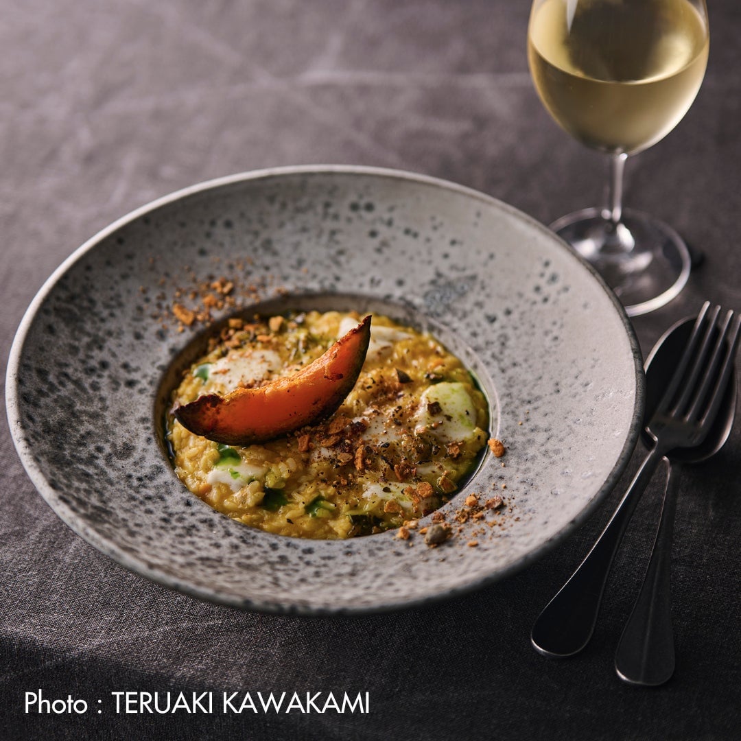 Pumpkin and Provola Affumicata Risotto — ¥2,530 (tax included)